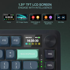 Redragon K724 PRO Wireless Gasket Mechanical Keyboard — 82 Keys, Smart Screen, Mambo Switch