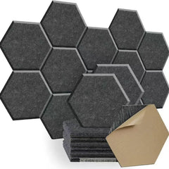 Sound Absorbing Panels, Self-Stick Acoustic Wall Tiles Noise Reduction