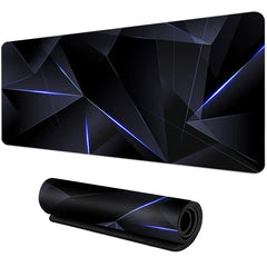 Large gaming Mouse Pad Big Red Blue gradient design non-slip gaming desk mat