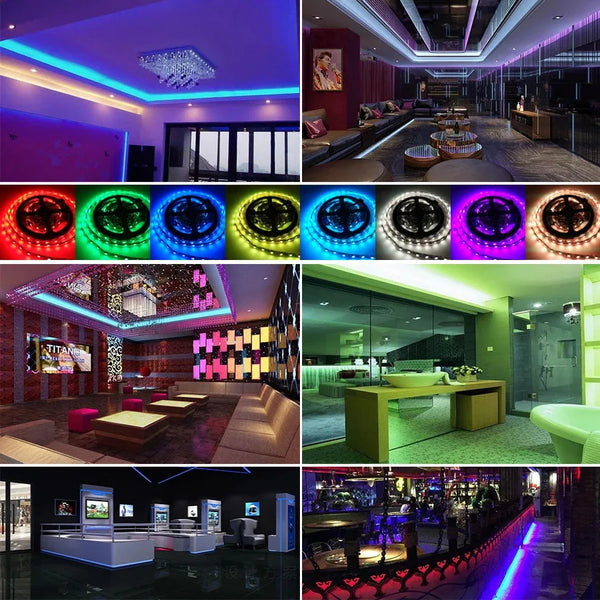 Led Strip 5M LED Strip Light led ribbon 15M 20M 30M led diode tape Bluetooth