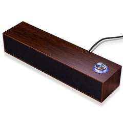 Wired Wooden Computer Speaker Bluetooth Speakers with multimedia HIFI