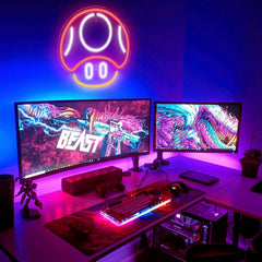 Super Mario Mushroom LED Neon Sign