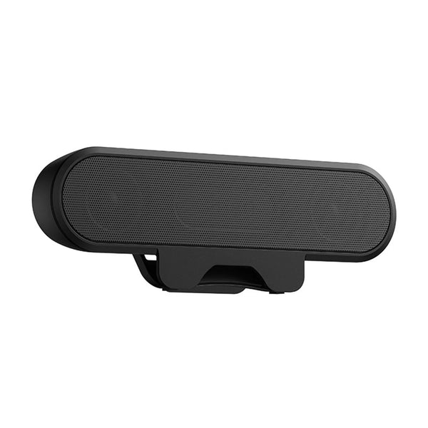 Computer Speaker High Definition Stereo Volume Control Easily Clamps Display  Gaming