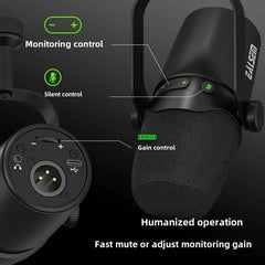Dynamic microphone for phones computers live streaming karaoke