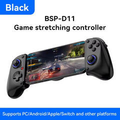 D11 Wireless Stretchable Game Controller — Hall Effect Triggers, Switch / Android / iOS