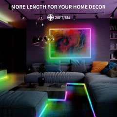 COB LED Strip Lights 420LEDs WS2811 RGBIC Bluetooth Full Dream Color Tape