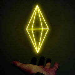 SIMS Plumbob LED Neon Sign
