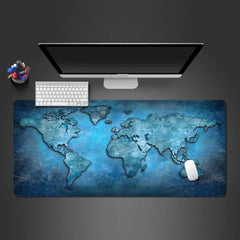 World Map Mouse Pad Large Gaming Mouse pad rubber desk mat Nonslip PC
