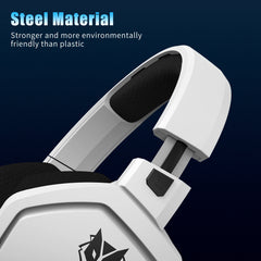 NUBWO 2.4G Dual Wireless Gaming Headset — 100H Battery, 5ms Latency, Bluetooth 5.3, Noise-Cancelling