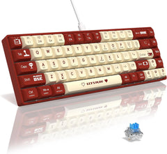 MAMBASNAKE x ATTACK SHARK AK680 65% Wired Mechanical Keyboard — 68 Keys, USB-C