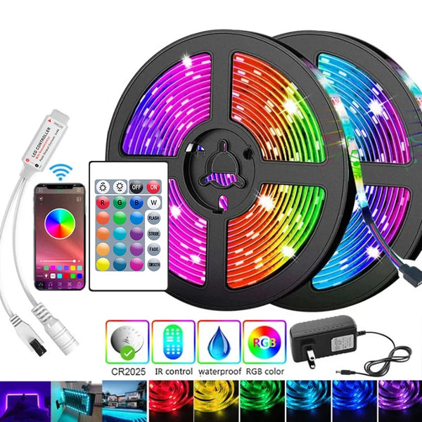 Led Strip 5M LED Strip Light led ribbon 15M 20M 30M led diode tape Bluetooth