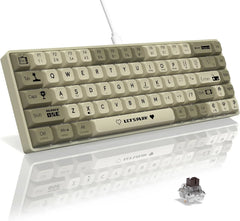 MAMBASNAKE x ATTACK SHARK AK680 65% Wired Mechanical Keyboard — 68 Keys, USB-C