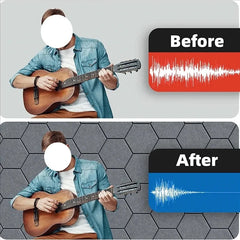 Sound Absorbing Panels, Self-Stick Acoustic Wall Tiles Noise Reduction