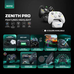 FANTECH WGP18 Wireless Controller — Switchable Mechanical & Hall Effect Triggers, RGB, Multi-Platform