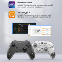 Wireless Bluetooth Gamepad — Charging Dock, Six-Axis Gyroscope, Hall Rocker, Multi-Platform