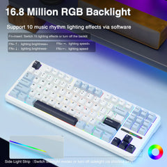 AULA F87 PRO Wireless Gasket Mechanical Keyboard — 80% TKL, Hot-Swap, RGB