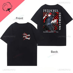 Persona 5 Goro Akechi Game Gift Gaming Shirt Anime Manga for Gamer Lover