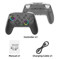 DATA FROG Bluetooth Controller for Switch 2 / OLED / Lite, Wireless Pro