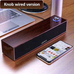 Wired Wooden Computer Speaker Bluetooth Speakers with multimedia HIFI