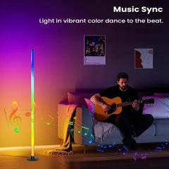 Floor lamp with remote Bluetooth APP USB-powered RGB color changing
