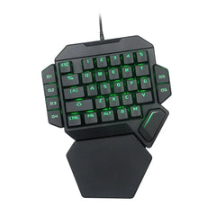 Salange K50 Mini One-Handed Mechanical Gaming Keyboard — 35 Keys, RGB, Xbox & PS4