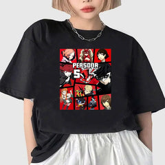 Persona 5 Goro Akechi Game Gift Gaming Shirt Anime Manga for Gamer Lover