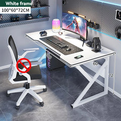 Simple Gaming & Student Computer Desk — Multiple Configurations, Black & White