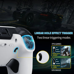 Hall Gaming Controller for Back Buttons, 5 Vib Levels, Full Calibr