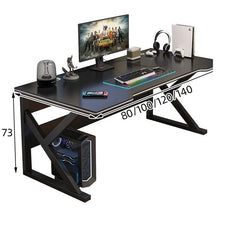 Simple Gaming & Student Computer Desk — Multiple Configurations, Black & White