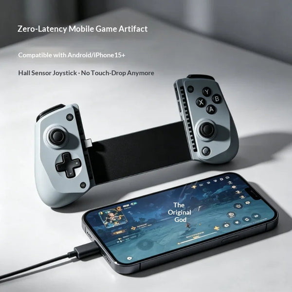 X5L Stretchable Mobile Game Controller — Type-C, Hall Effect Joysticks, Universal Fit