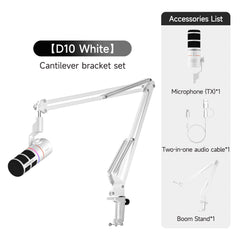 Dynamic Wireless Microphone Gaming Mic Voice Noise Reduction for Streaming