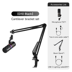 Dynamic Wireless Microphone Gaming Mic Voice Noise Reduction for Streaming