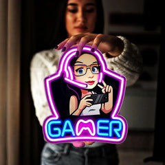 Monkey Gamer LED Neon Sign