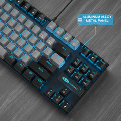 MageGee MK-Star 75% Mechanical Gaming Keyboard — 87 Keys, Blue LED, Anti-Ghosting