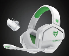 NUBWO G06 Pro Wireless Gaming Headset — Charging Dock, 120H Battery, 17ms Latency, PS5 Compatible