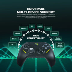 FANTECH WGP18 Wireless Controller — Switchable Mechanical & Hall Effect Triggers, RGB, Multi-Platform