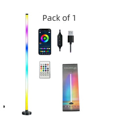 Floor lamp with remote Bluetooth APP USB-powered RGB color changing