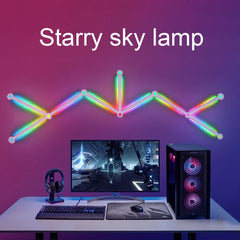 Wiscolor LED RGB Smart Wall Light DIY Atmosphere Night Light Game Room TV