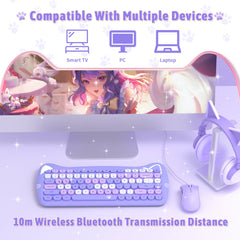 Ziyoulang 3060I 84-Key Wireless Bluetooth Keyboard — Slim, Portable & Cute