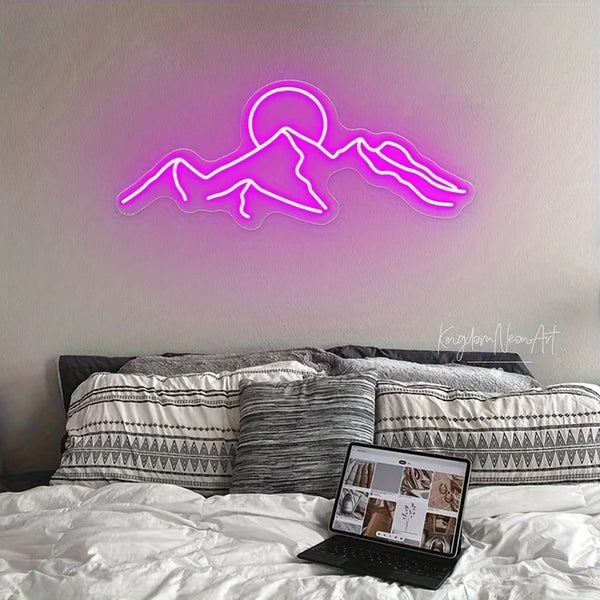 A E S T H E T I C Vaporwave Mountain LED Neon Sign