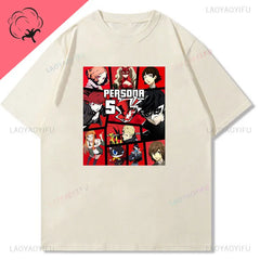 Persona 5 Goro Akechi Game Gift Gaming Shirt Anime Manga for Gamer Lover