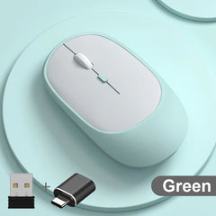 Rechargeable Dual-Mode Wireless Mouse — Bluetooth & 2.4G