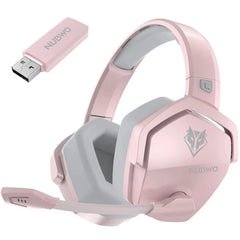 NUBWO G06 Pro Wireless Gaming Headset — Charging Dock, 120H Battery, 17ms Latency, PS5 Compatible
