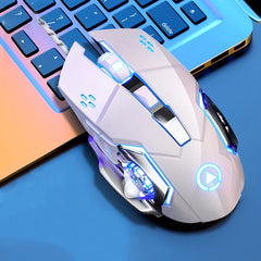 YINDIAO USB Optical Wired Mouse — Anti-Slip, Ambidextrous, Home & Office