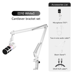 Dynamic Wireless Microphone Gaming Mic Voice Noise Reduction for Streaming