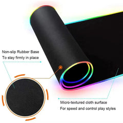 Car Super Cool RGB Mousepad Computer Table Mat Gaming Mouse Pad Gamer