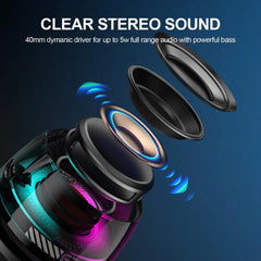 Portable Bluetooth Speaker HECATE G200 RGB Lighting Magnetic Speaker Holder