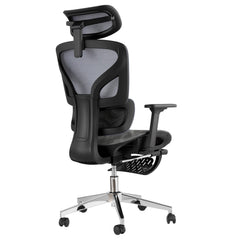 HiMISS Ergonomic High-Back Mesh Chair with 3D Armrests, Footrest & 145° Recline