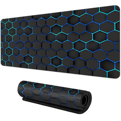 Large gaming Mouse Pad Big Red Blue gradient design non-slip gaming desk mat
