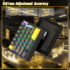 29-Key One-Handed RGB Gaming Keyboard — 8000Hz Polling, Rapid Trigger, Hot-Swap